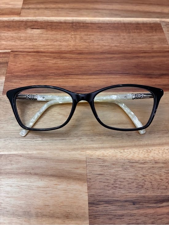 XOXO Accessories - XOXO Eyeglasses Glasses Frames Barcelona Jet Cat Eye Black Pearl White 52-16-135